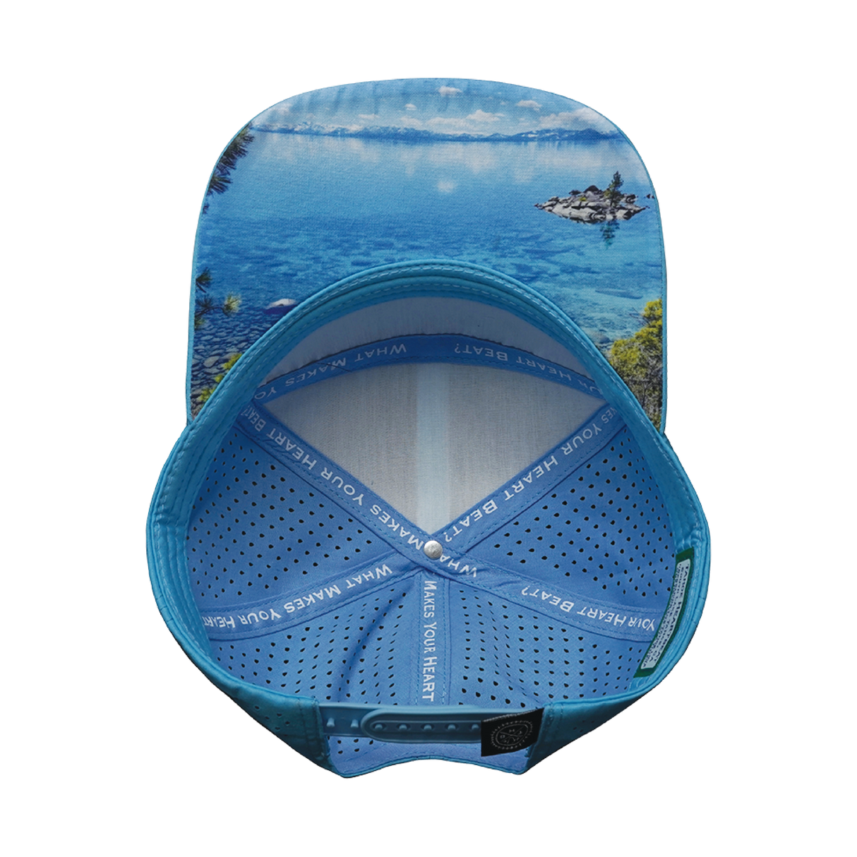 THB - 7 Panel - Light Blue / White / Teal - Laser Mesh (Unisex)