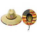THB - Straw - Flag Stained Wood (Unisex)