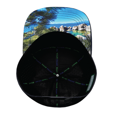 Tahoe - 7 Panel - Navy / Gray / Black - Laser Mesh (Unisex)