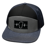 Tahoe - 7 Panel - Navy / Gray / Black - Jersey Mesh (Unisex)