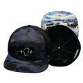 Tahoe - 7 Panel - Navy Camo / Black - Jersey Mesh (Unisex)