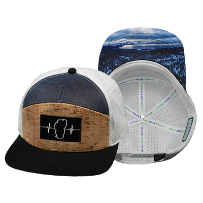 Tahoe - 7 Panel - Cork - Black / Navy / White - Jersey Mesh (Unisex)