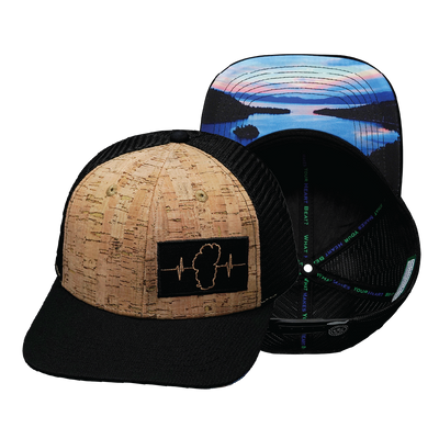 Tahoe - 6 Panel - Cork - Black - Trucker Mesh (Unisex)