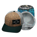 Tahoe - 6 Panel - Cork - Green / Gray - Trucker Mesh (Unisex)