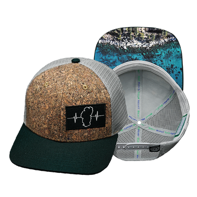 Tahoe - 6 Panel - Cork - Green / Gray - Trucker Mesh (Unisex)