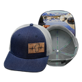 Tahoe - 6 Panel - Heather Navy / Gray - Trucker Mesh (Unisex)