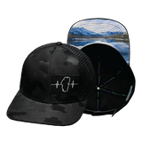 Tahoe - 6 Panel - Black Camo / Black (Unisex)