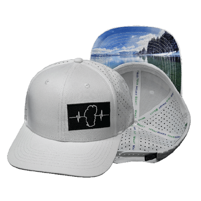 Tahoe - 6 Panel - White - Laser Mesh (Unisex)