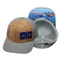Tahoe - 6 Panel - Cork - Heather Gray / Gray - Trucker Mesh (Unisex)