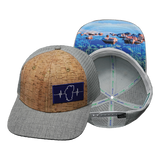 **YOUTH** Tahoe - 6 Panel - Cork - Heather Gray / Gray (Unisex)