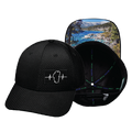Tahoe - 6 Panel - AirMesh - Athletic Fit - Black  - Fabric Back (Unisex)