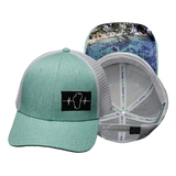 Tahoe - 6 Panel - Shallow Fit - Teal / White (Unisex)