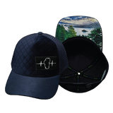 Tahoe - 5 Panel - Quilted Velvet - Navy (Unisex)