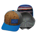 Tahoe - 6 Panel - Cork - Teal / Gray - Trucker Mesh (Unisex)