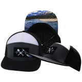 Prospecting - 7 Panel - Black / Charcoal / White - Laser Mesh (Unisex)