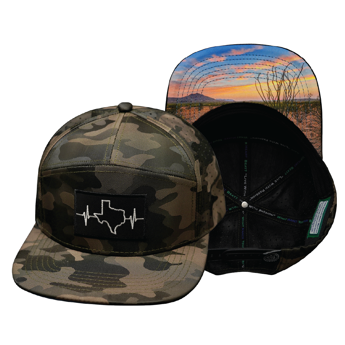 Texas - 7 Panel - Tan Camo (Unisex)