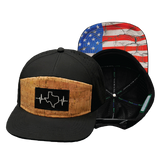 Texas - 7 Panel - Cork - Black (Unisex)