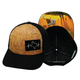 Texas - 6 Panel  - Cork - Black (Unisex)