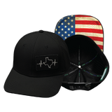 Texas - 6 Panel  - Black (Unisex)