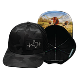 Texas - 6 Panel  - Black Camo / Black (Unisex)
