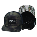 Virgin Islands - 7 Panel - Green Camo / Black (Unisex)