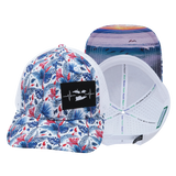 Virgin Islands - 6 Panel - Floral / White (Unisex)