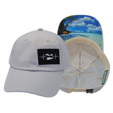Virgin Islands - 6 Panel - Unstructured - Relaxed Fit - Light Gray (Unisex)