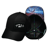 Virgin Islands - 6 Panel - AirMesh - Athletic Fit - Black - Fabric Back (Unisex)