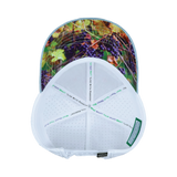 Wine - 6 Panel - Shallow Fit - Pony Tail - Cork - Baby Blue / White - Laser Mesh (Unisex)