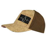 Wine - 5 Panel - Structured - Cork - Brown - Laser Mesh (Unisex)