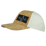 Wine - 6 Panel - Cork - Cream - Laser Mesh (Unisex)
