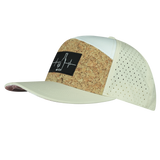 Wine - 7 Panel - Cork - Cream / White - Laser Mesh (Unisex)