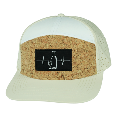 Wine - 7 Panel - Cork - Cream / White - Laser Mesh (Unisex)