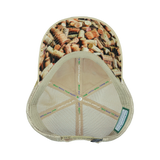 Wine - 6 Panel - Unstructured - Cork - Cream - Soft Trucker Mesh (Unisex)