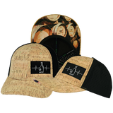Wine - 6 Panel - Cork - Black - Laser Mesh (Unisex)