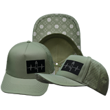 Yoga - 5 Panel - Structured - Sage - Laser Mesh (Unisex)