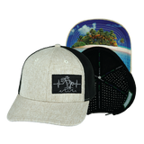 Beach - 6 Panel - Cream Hemp / Black (Unisex)