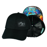 Beach - 6 Panel - Unstructured - Black Hemp / Black (Unisex)