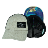 Beach - 6 Panel - Unstructured - Gray Tan Hemp /  Black (Unisex)