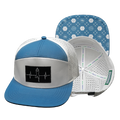 Yoga - 7 Panel - Light Blue / White - Laser Mesh (Unisex)