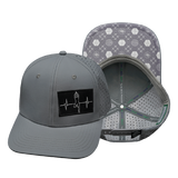Yoga - 6 Panel - Gray - Laser Mesh (Unisex)