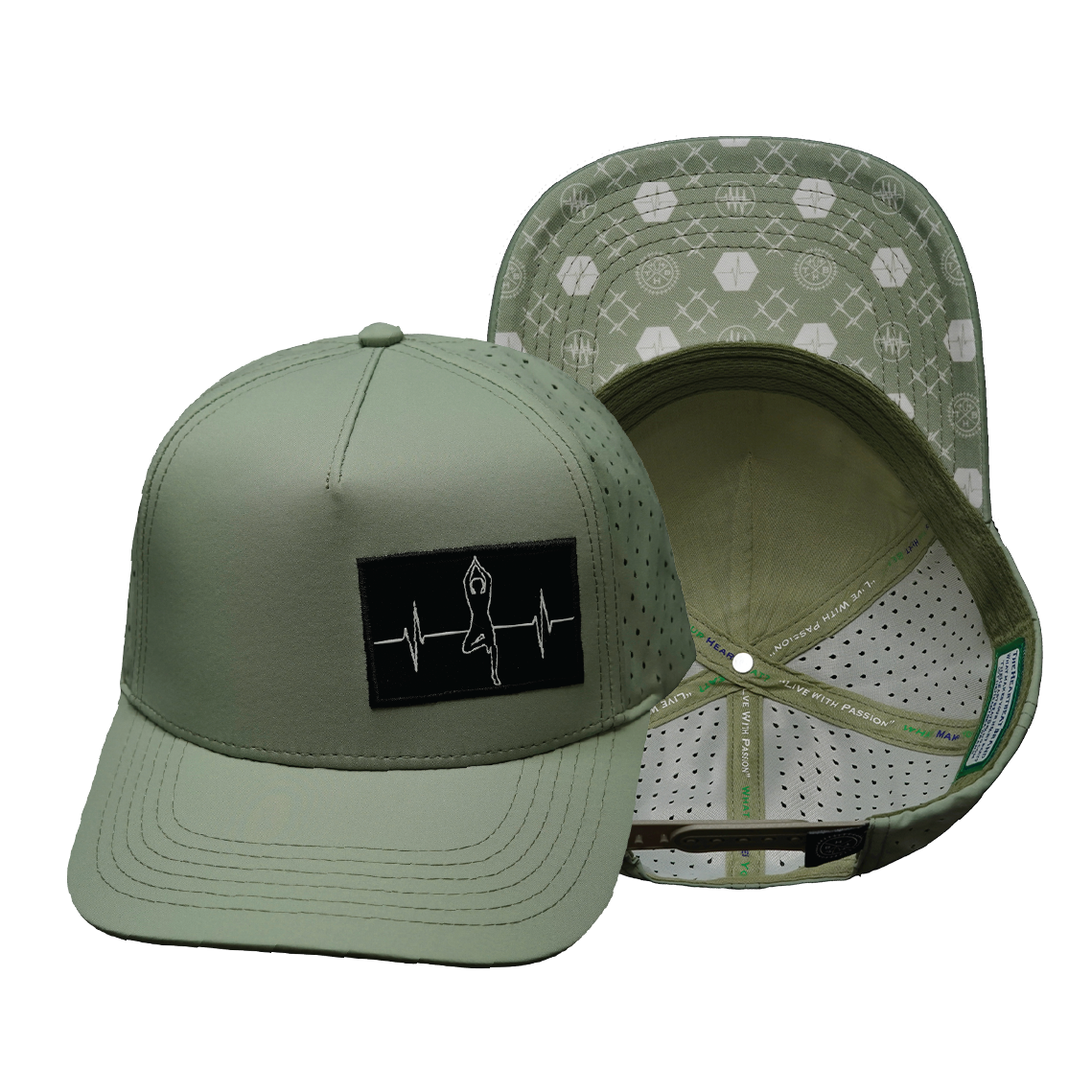 Yoga - 5 Panel - Structured - Sage (Unisex)