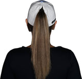 Alabama Hat, Low Profile, Ponytail, Snapback Hat, Pink, White, Mens Hat, Womens Hat, Ponytail Hole Woman In Hat Picture 
