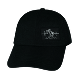 Beach Hat, Dad Hat, Snapback, Black Hemp, Black, Mens Hat, Womens Hat, Front Picture