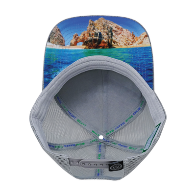 Cabo - 6 Panel - Cork - Heather Gray - Trucker Mesh (Unisex)