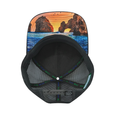 Cabo - 6 Panel - Cork - Charcoal Gray - Trucker Mesh (Unisex)