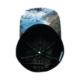 California Hat, Baseball Hat, Snapback Hat, Green Camo, Black, Mens Hat, Womens Hat, Underbill Picture