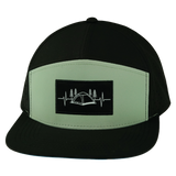 Camping - 7 Panel - Black / Sage (Unisex)