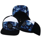 **ADULT** Color Vibes Hat — Flat Bill, Artist Storm, Black / White, Laser Mesh