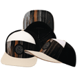 **ADULT** Color Vibes Hat — Flat Bill, Mystic Tree, Cream / White / Black, Laser Mesh